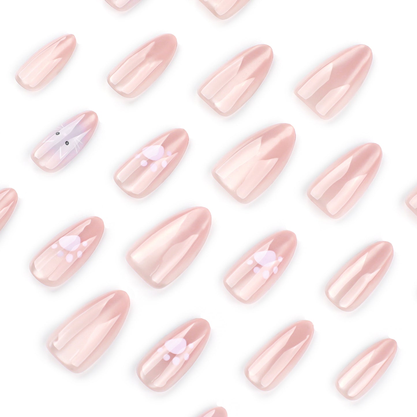Flat Press-on Nail FL-4008