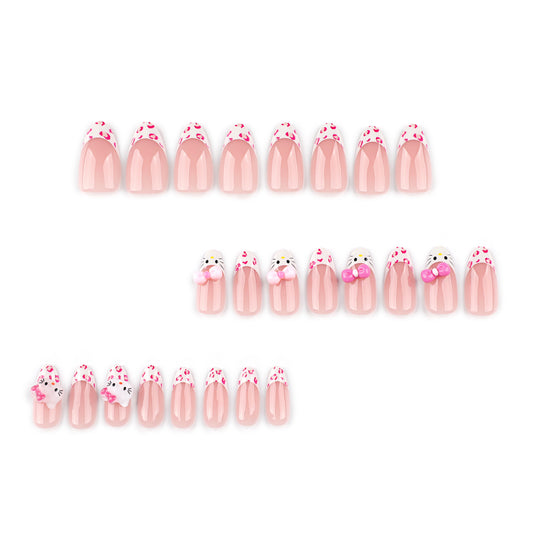3D Cat Press-on Nail 3D-4009