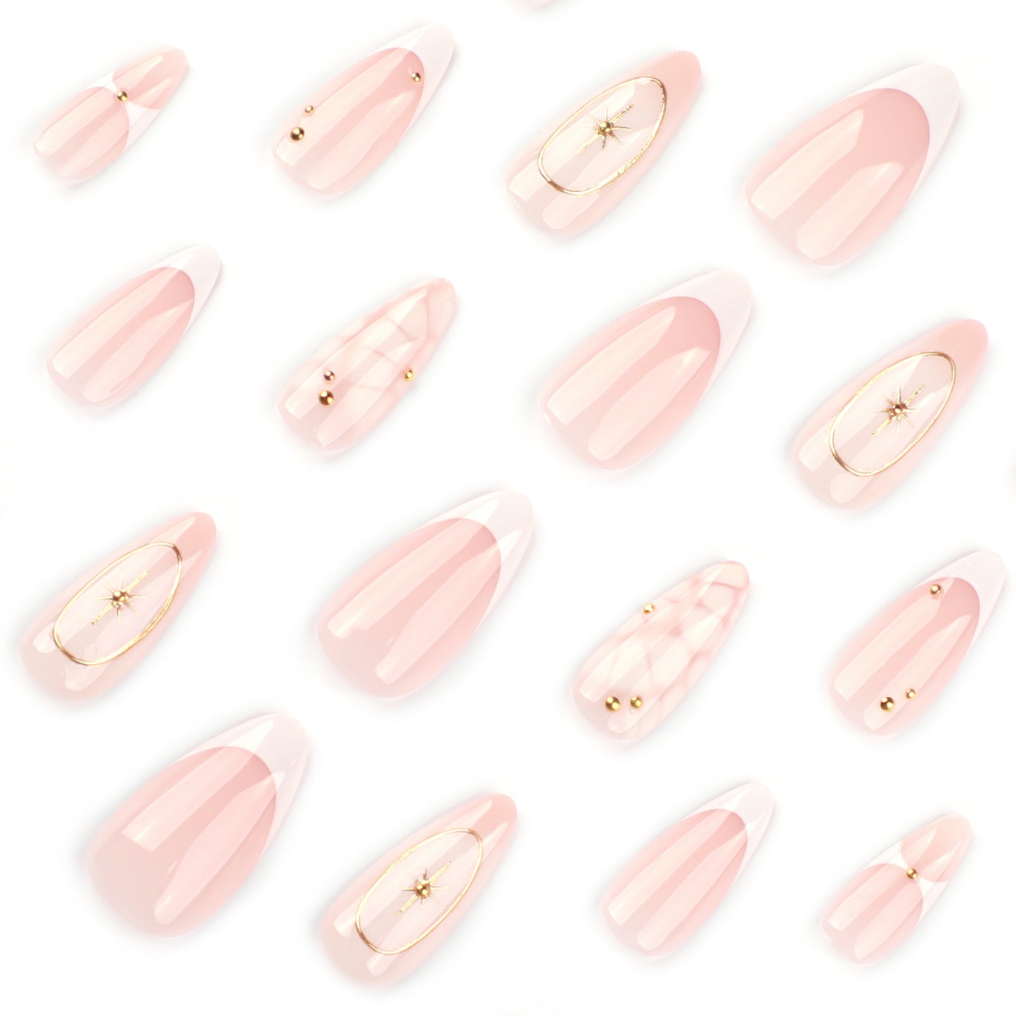 3D Oval Press-on Nail 3D-4030