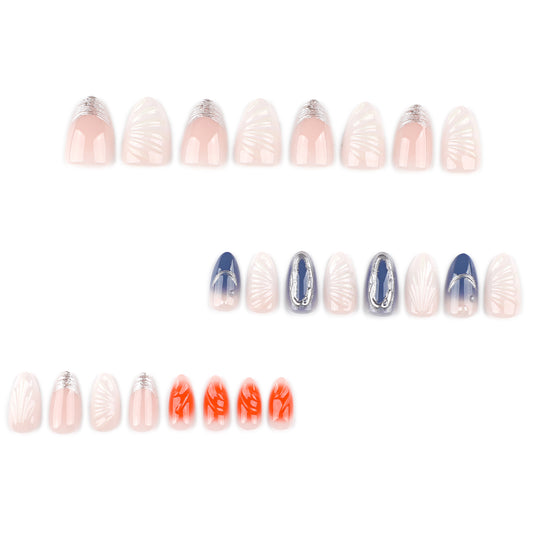 3D Multicolor "Freedom" Press-on Nail 3D-4034