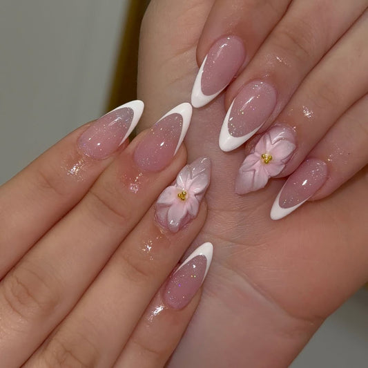 3D Floral Press-on Nail 3D-3893 
