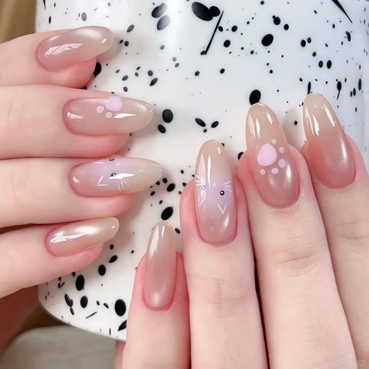 Flat Press-on Nail FL-4008
