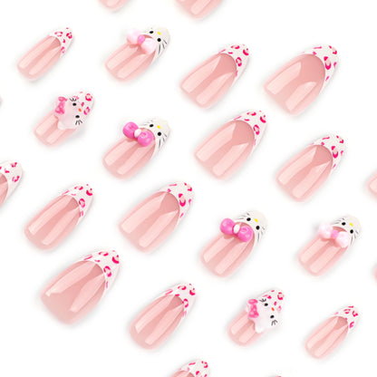 3D Cat Press-on Nail 3D-4009
