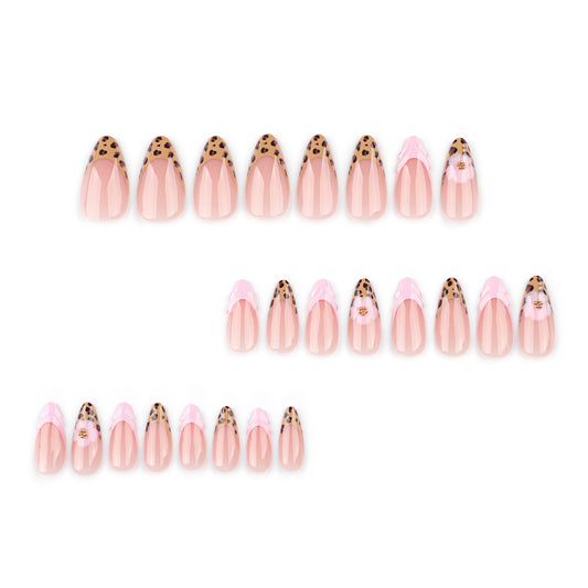3D Leopard Press-on Nail 3D-4012