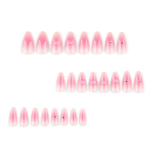 3D Heart Press-on Nail 3D-4015
