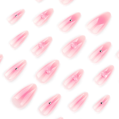 3D Heart Press-on Nail 3D-4015