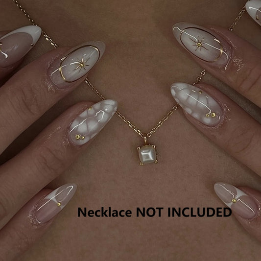 3D Oval Press-on Nail 3D-4030