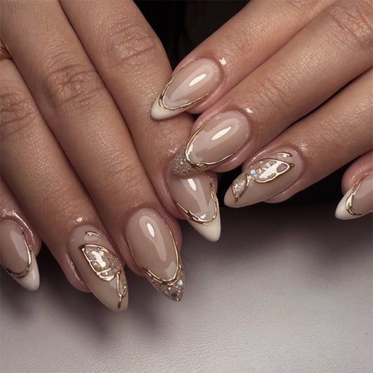 3D Butterfly Press-on Nail 3D-4058